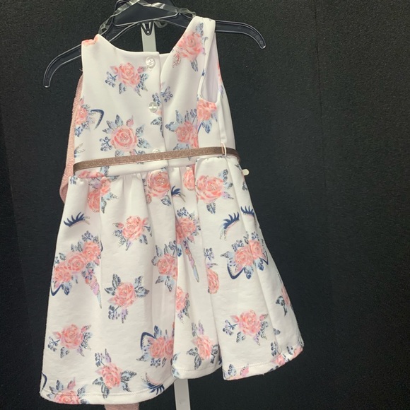 3-Piece Unicorn Knit Dress with Cardigan - Picture 9 of 10